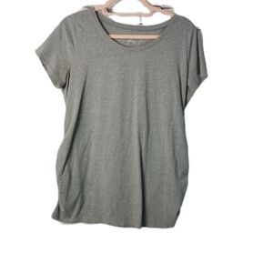 BumpStart gray maternity short sleeve tee